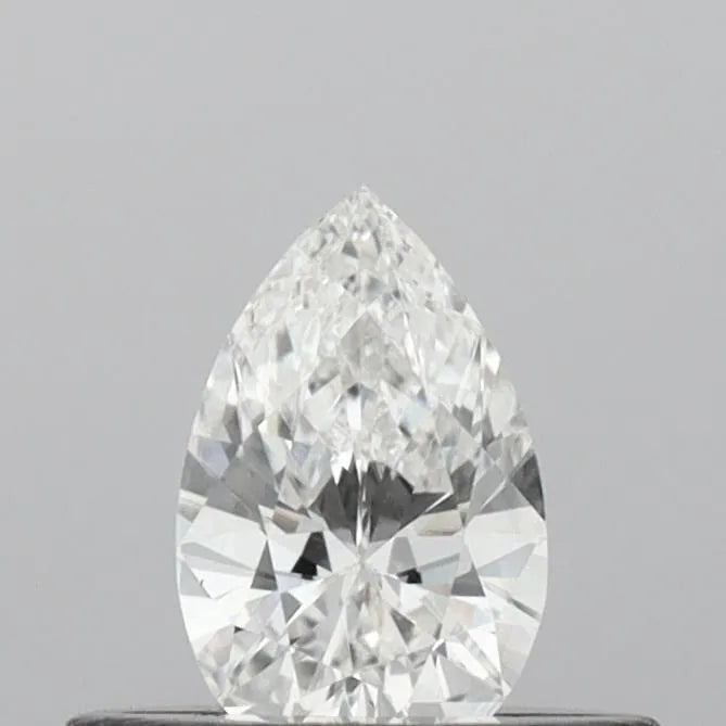Diamante di laboratorio a forma di pera da 0,31 ct (colore F, purezza VS2, certificato IGI)