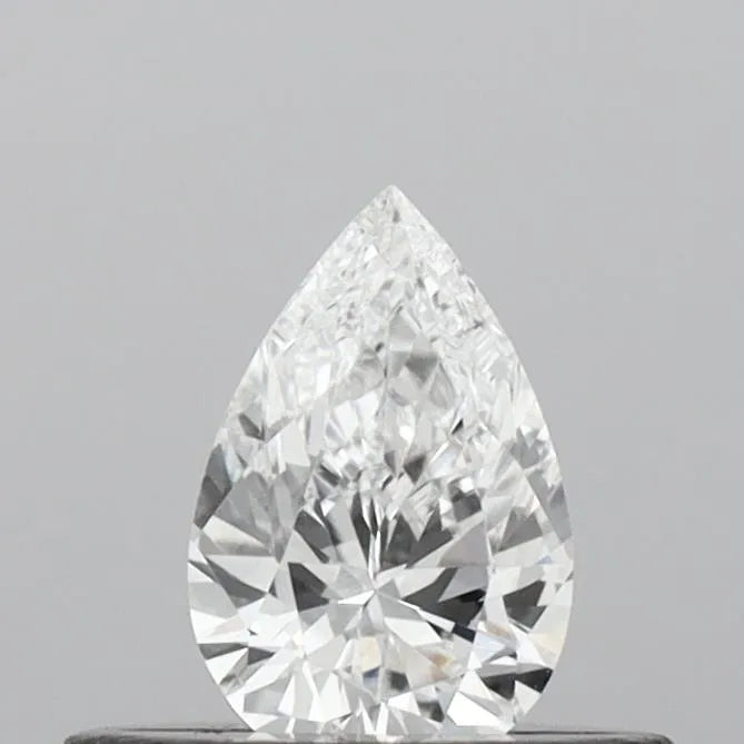 Diamante di laboratorio da 0,31 ct a forma di pera (colore E, purezza VVS2, certificato IGI)