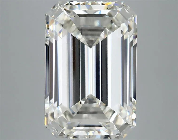 Diamante smeraldo coltivato in laboratorio da 8,17 ct (colore H, purezza VS2, certificato IGI)