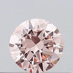 0.30ct Round Lab Grown Diamond (Colour Fancy Intense Pink, Clarity VS2, Cut VG, IGI Certified)