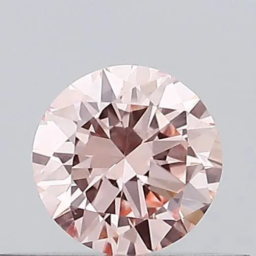 0.30ct Round Lab Grown Diamond (Colour Fancy Intense Pink, Clarity VS2, Cut VG, IGI Certified)