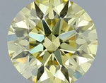 0.30ct Round Lab Grown Diamond (Colour Fancy Intense Yellow, Clarity VVS2, Cut EX, IGI Certified)
