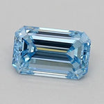 0.31ct Emerald Lab Grown Diamond (Colour Fancy Intense Blue, Clarity VS2, IGI Certified)