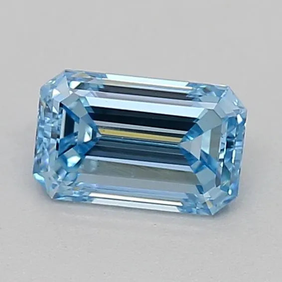 0.31ct Emerald Lab Grown Diamond (Colour Fancy Intense Blue, Clarity VS2, IGI Certified)