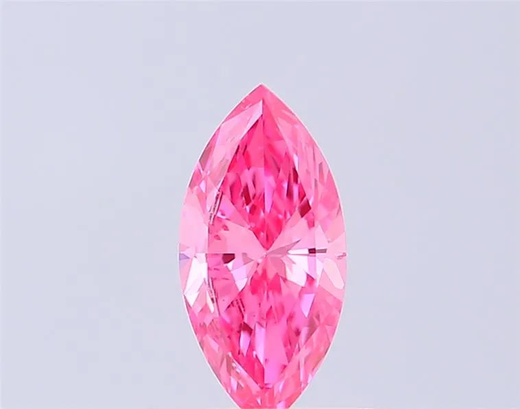 0.31ct Marquise Lab Grown Diamond (Colour Fancy Vivid Pink, Clarity VS2, IGI Certified)