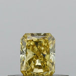0.31ct Radiant Lab Grown Diamond (Colour Fancy Intense Yellow, Clarity VS2, Cut GD, IGI Certified)