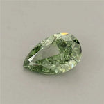 0.34ct Pear Lab Grown Diamond (Colour Fancy Vivid Green, Clarity VS2, IGI Certified)