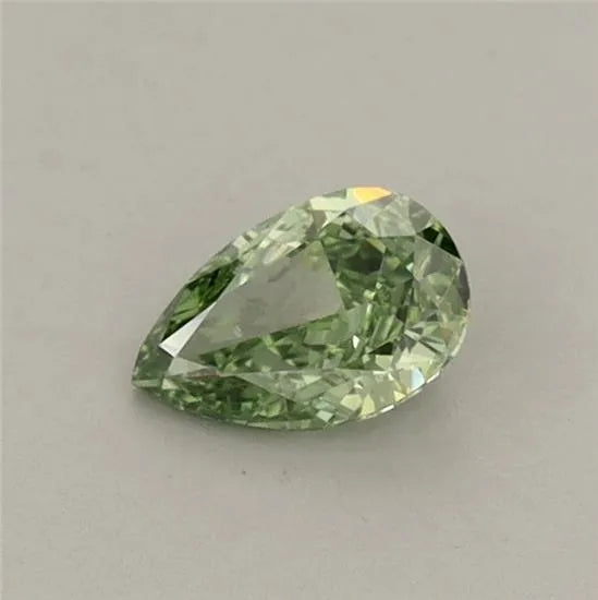 0.34ct Pear Lab Grown Diamond (Colour Fancy Vivid Green, Clarity VS2, IGI Certified)