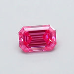 0.36ct Emerald Lab Grown Diamond (Colour Fancy Vivid Pink, Clarity VS1, IGI Certified)