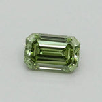 0.37ct Emerald Lab Grown Diamond (Colour Fancy Vivid Green, Clarity VS2, IGI Certified)