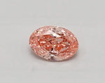 0.37ct Oval Lab Grown Diamond (Colour Fancy Vivid Pink, Clarity VVS1, IGI Certified)