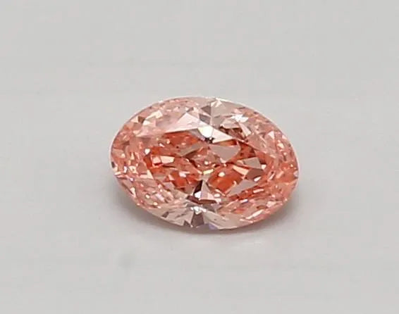 0.37ct Oval Lab Grown Diamond (Colour Fancy Vivid Pink, Clarity VVS1, IGI Certified)