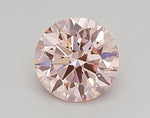 0.37ct Round Lab Grown Diamond (Colour Fancy Intense Pink, Clarity VS1, Cut ID, IGI Certified)