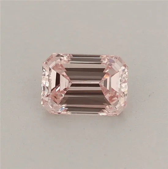 0.38ct Emerald Lab Grown Diamond (Colour Fancy Pink, Clarity VS1, IGI Certified)
