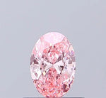 0.47ct Oval Lab Grown Diamond (Colour Fancy Vivid Pink, Clarity VVS2, IGI Certified)