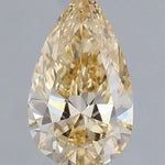 0.50ct Pear Lab Grown Diamond (Colour Fancy Light Yellow, Clarity VS1, IGI Certified)