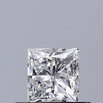 0.51ct Princess Lab Grown Diamond (Colour D, Clarity IF, IGI Certified)