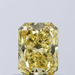 0.51ct Radiant Lab Grown Diamond (Colour Fancy Intense Yellow, Clarity VS2, IGI Certified)