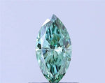 0.55ct Marquise Lab Grown Diamond (Colour Fancy Vivid Green, Clarity VVS2, IGI Certified)