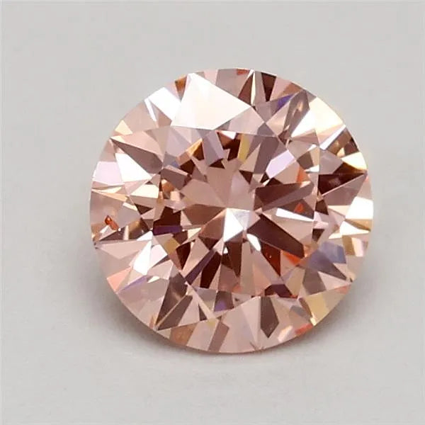 0.60ct Round Lab Grown Diamond (Colour Fancy Intense Pink, Clarity VS2, Cut EX, IGI Certified)