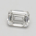 0.63ct Emerald Lab Grown Diamond (Colour H, Clarity VS2, IGI Certified)