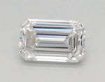 0.80ct Emerald Lab Grown Diamond (Colour E, Clarity IF, IGI Certified)