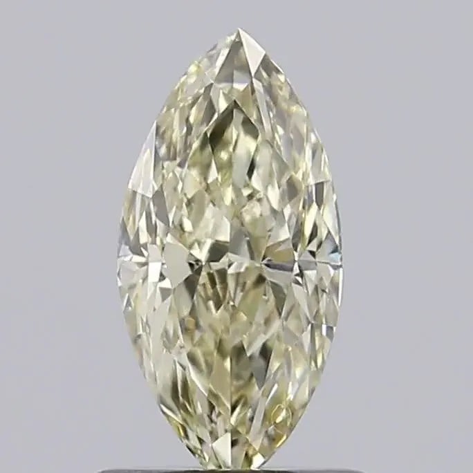 0.83ct Marquise Lab Grown Diamond (Colour Fancy Light Yellow, Clarity VS2, IGI Certified)