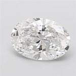 0.90ct Oval Lab Grown Diamond (Colour D, Clarity VVS2, IGI Certified)