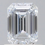 0.91ct Emerald Lab Grown Diamond (Colour G, Clarity VS2, IGI Certified)