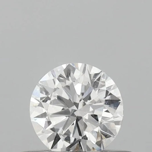 Diamante rotondo da 0,32 ct coltivato in laboratorio (colore D, purezza VS2, taglio EX, certificato IGI)