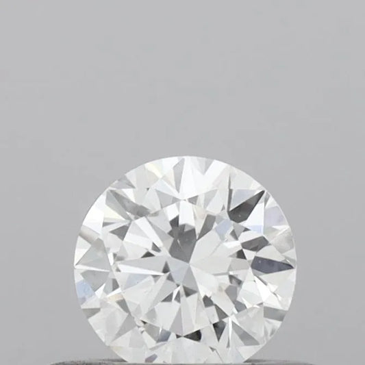 Diamante rotondo da 0,30 ct coltivato in laboratorio (colore E, purezza VS2, taglio EX, certificato IGI)