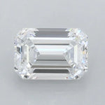 1.00ct Emerald Lab Grown Diamond (Colour D, Clarity VS2, IGI Certified)