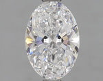 1.00ct Oval Lab Grown Diamond (Colour D, Clarity FL, Cut EX, IGI Certified)