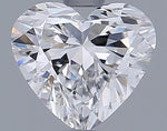 1.02ct Heart Lab Grown Diamond (Colour D, Clarity VVS1, IGI Certified)