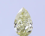 1.07ct Pear Lab Grown Diamond (Colour Fancy Light Yellow, Clarity VS1, IGI Certified)