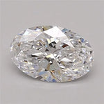 1.12ct Oval Lab Grown Diamond (Colour D, Clarity VVS2, GIA Certified)