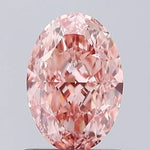 1.18ct Oval Lab Grown Diamond (Colour Fancy Intense Pink, Clarity VVS2, IGI Certified)