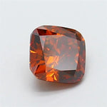 1.22ct Cushion modified Lab Grown Diamond (Colour Fancy Deep Orange, Clarity VS1, IGI Certified)