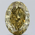 1.27ct Oval Lab Grown Diamond (Colour Fancy Intense Yellow, Clarity VVS2, IGI Certified)