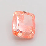 1.51ct Cushion modified Lab Grown Diamond (Colour Fancy Vivid Pink Orange, Clarity VS1, IGI Certified)