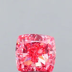 1.58ct Cushion modified Lab Grown Diamond (Colour Fancy Vivid Pink, Clarity VVS1, IGI Certified)