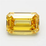 10.04ct Emerald Lab Grown Diamond (Colour Fancy Vivid Yellow, Clarity VVS2, IGI Certified)