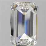 10.44ct Emerald Lab Grown Diamond (Colour G, Clarity VVS2, IGI Certified)