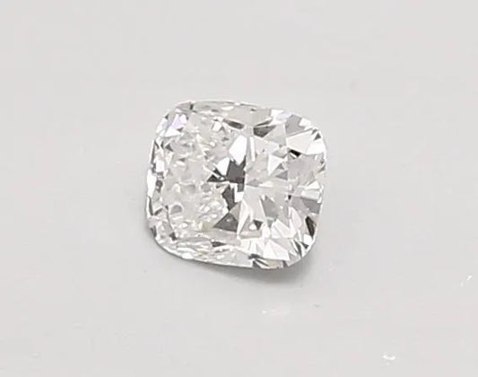 Diamante da 0,31 ct con taglio a cuscino modificato in laboratorio (colore D, purezza VS1, certificato IGI)