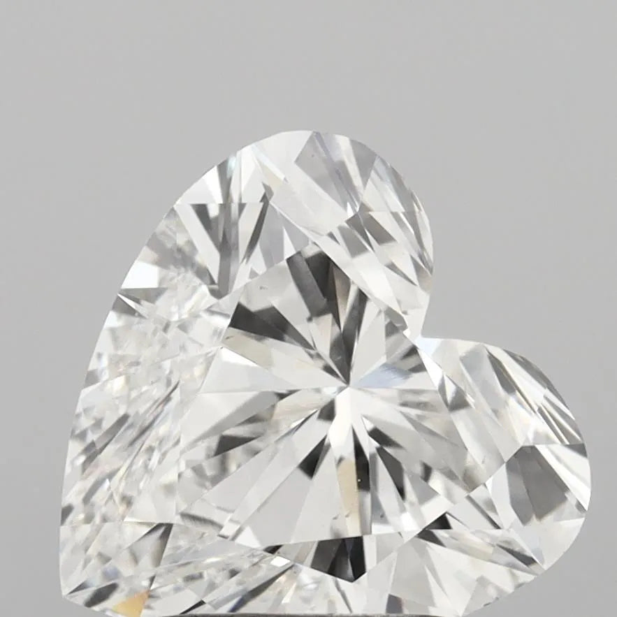 2.00ct Heart Lab Grown Diamond (Colour F, Clarity VS1, IGI Certified)