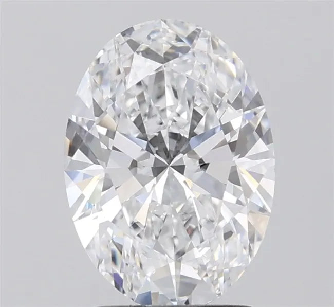 2.00ct Oval Lab Grown Diamond (Colour D, Clarity FL, IGI Certified)