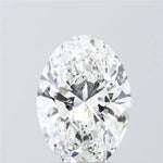 2.00ct Oval Lab Grown Diamond (Colour D, Clarity VS2, IGI Certified)