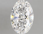 2.00ct Oval Lab Grown Diamond (Colour D, Clarity VVS2, Cut VG, GIA Certified)