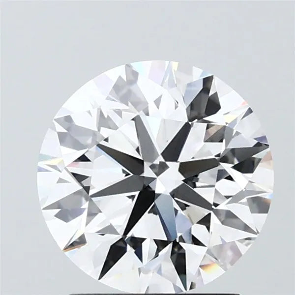 2.00ct Round Lab Grown Diamond (Colour D, Clarity VVS2, Cut EX, IGI Certified)