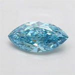2.04ct Marquise Lab Grown Diamond (Colour Fancy Vivid Blue, Clarity VS1, IGI Certified)